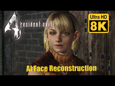 Resident evil 4 AI Face Reconstruction 8k