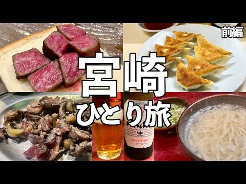 【宮崎ひとり旅】1日5軒食べ飲み歩き・宮崎牛ステーキ・地鶏炭火焼き・宮崎グルメ旅