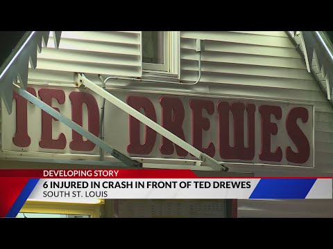 6 people hospitalized after being struck by vehicle at Ted Drewes on Chippewa