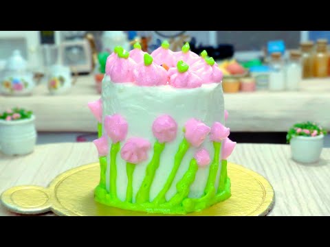 Easy Cake Recipe । Miniature Cake Decorating। Easy Dessert Recipe।