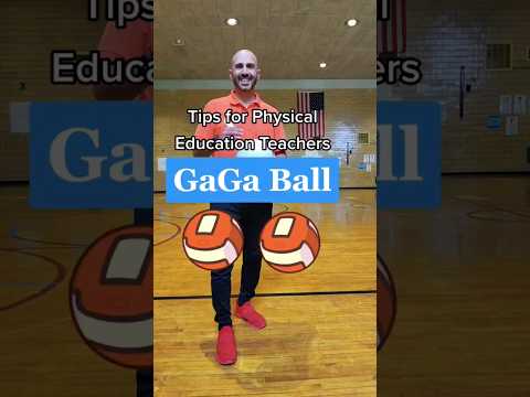 Learn to play GaGa! No gaga pit needed!  #GiveItATry👏👉 #physicaleducation #physed #shorts #pe