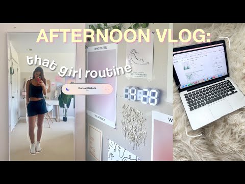 GETTING BACK INTO A ROUTINE *after school productive study vlog*