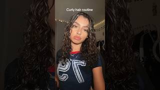 Curly hair routine!