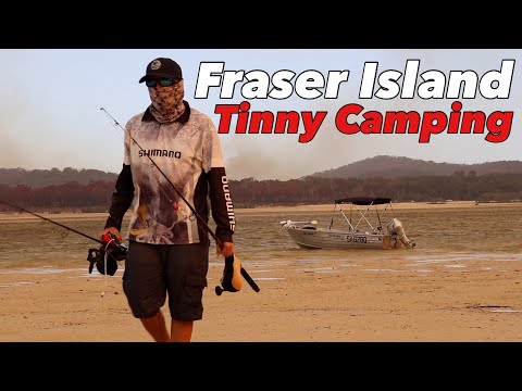 TINNY EXPEDITION - Exploring, fishing and camping the NW coast of Fraser Island as it burns - Part 1