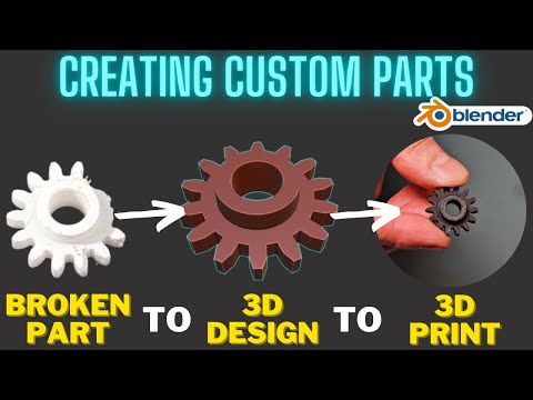 Creating custom parts for repairs in Blender