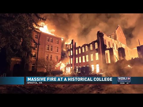 Massive Fire at a Historical College in Bristol