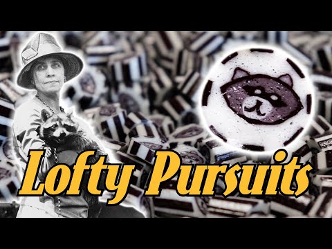 #171 Lofty Pursuits Raccoon candy: Celebrating Rebecca, the raccoon who lived in the White House.