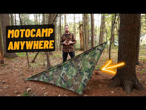 Motocamp Anywhere: Ultimate Packable MotoCamping Setup