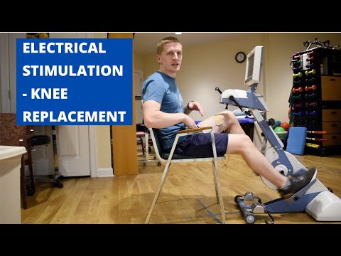 PENS Electrical Stimulation with Biking after Knee Replacement