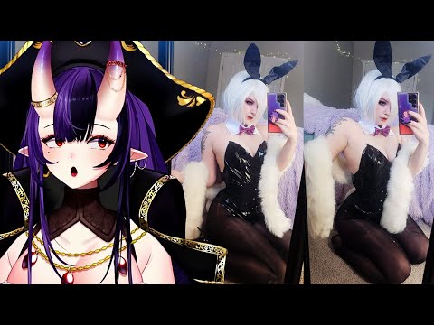 Hannah is STUNNING in her Bunny Girl Cosplay