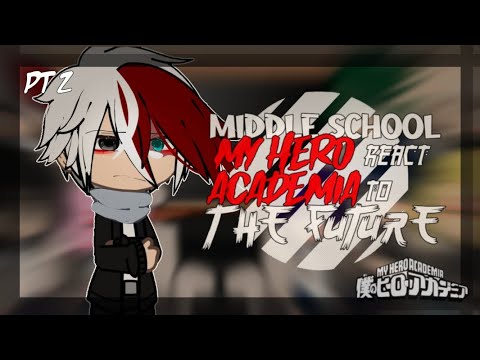 MHA Middle School React To The Future || GCRV || 2/3 || !! MANGA SPOILERS !!