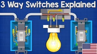 3 Way Switches Explained - How to wire 3 way light switch