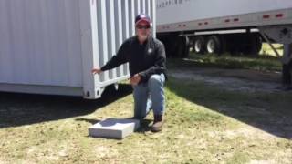 How to Keep Your Shipping Container off the Ground