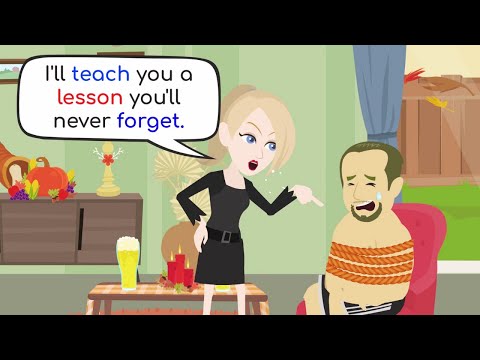 English Speaking Practice - The woman exposes the rich man's deceitful scheme - English story