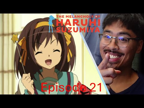 Director Haruhi Doesn't Need A Script! The Melancholy of Haruhi Suzumiya Episode 21 Reaction