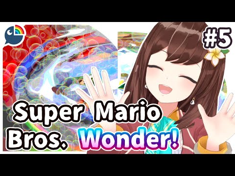 【#5】(Super Mario Bros. Wonder) last(?) world and stuff!【NIJISANJI | Hana Macchia】