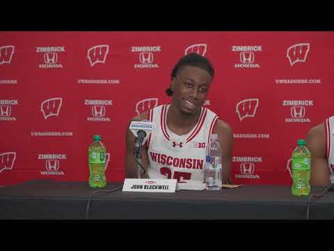 Postgame Media Conference vs Montana State || Wisconsin Basketball || November 7, 2024