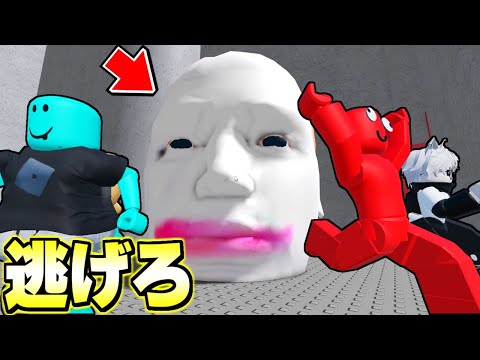 超デカい顔から逃げるロブロックスがおもしろすぎるｗｗｗ【ロブロックス/ROBLOX】