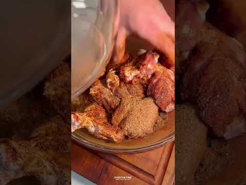 Grilled Butterflied Chicken Drumsticks w/Alabama BBQ Sauce | Over The Fire Cooking by Derek Wolf