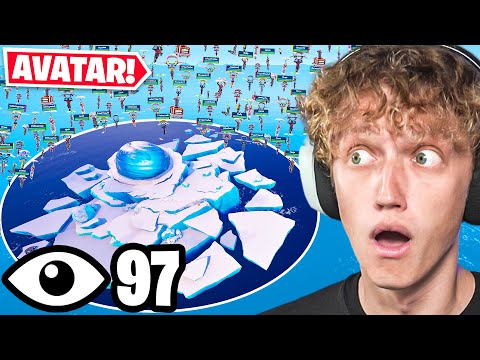 I Got 100 Players To Land At The ICEBERG In Season 2 Fortnite (Avatar Update)