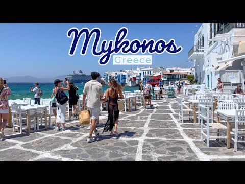 Mykonos, Greece 🇬🇷 | A Playground for the Rich and Famous | 4K 60fps HDR Walking Tour