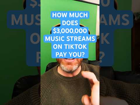 How Much Does 3,000,000 Music Streams On TikTok Pay You?