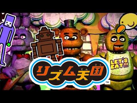 リズム天国で『Five Nights at Freddy's 1 Song』 #fivenightsatfreddys #fnaf #rhythmheaven