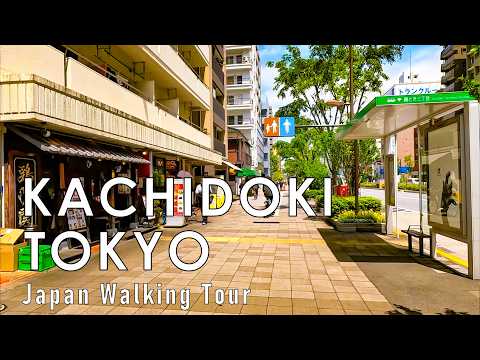 A Scenic Walk Through Kachidoki, Tokyo Japan 2024