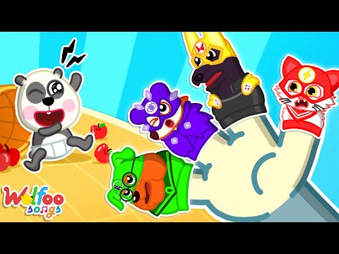 Four Little Pets Song + BEST Super Pets Compilation | Kids Songs & Nursery Rhymes @WolfooFamilySongs