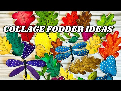 Cute DOODLE Ideas | Create COLLAGE FODDER for Junk Journal Embellishments | Collage Fodder Tutorial