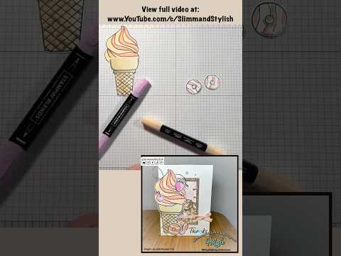 Shakes and Cream #stampinup #art #stampedcards