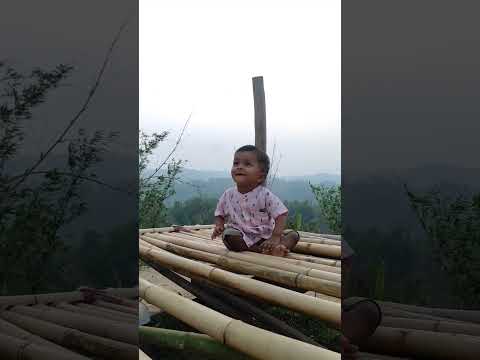 elham enjoying hill tracks.  #rangamati #lalpaharirdesheja #song