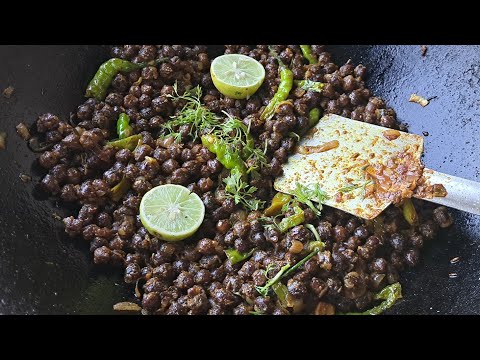 CHANA  Masala FRY Recipe / Home & Restaurant Style Chana  MASALA FRY