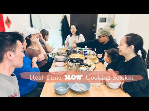 慢慢煮！實時紀錄10人份晚餐：牛尾湯、淡菜  Real Cooking Session for 10 People: Oxtail Soup and Mussels!