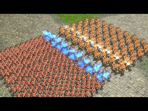 Can 400 Zealots hold against 100 Immortals?