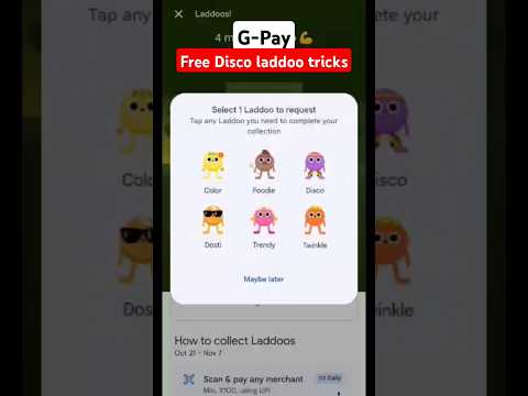 gpay disco laddoo tricks #shorts #ytshorts #earnmoneyonline #offer