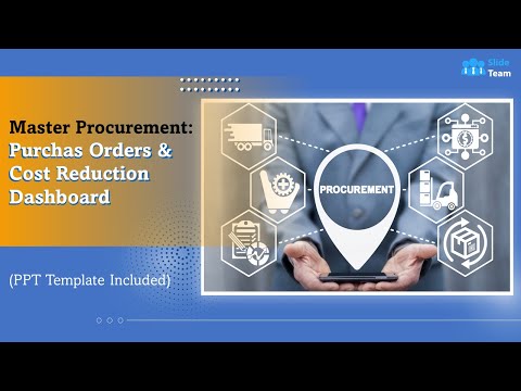 Master Procurement: Purchase Orders & Cost Reduction Dashboard (+PPT Template)