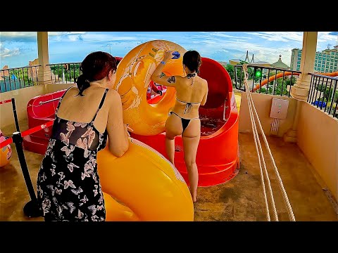 Space Boat Waterslide at Garden City Water Park, Cambodia