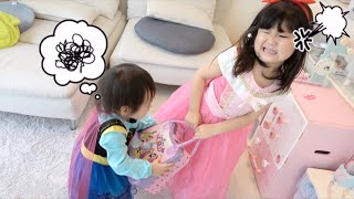 キッズメイクのおもちゃでプリンセスごっこ Pretend Play Kids Make Up Set Toys