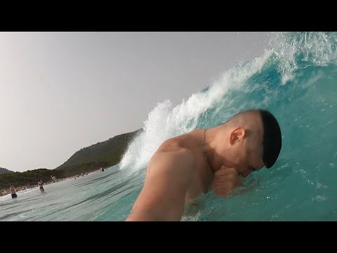 INSANE WAVES at SECRET Mallorca Beach! 🌊😲 | 30°C PARADISE Found!