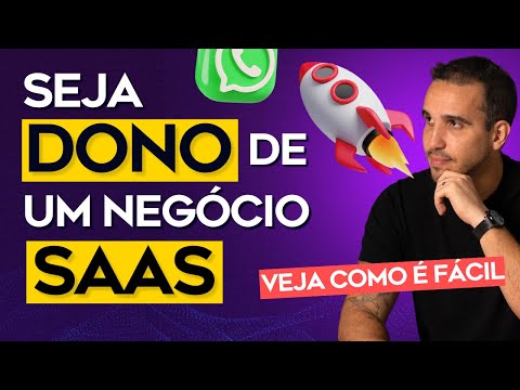 Que tal ser DONO DE UM NEGÓCIO SAAS - Veja como é fácil