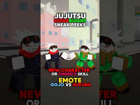 SNEAK PEEKS, NEW SKILLS!! #jujutsushenanigans #roblox #foryou #shenanigans #jjk #jjs #anime #gojo