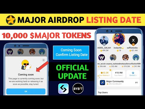 Major Airdrop Season 2 Listing Date | Cryptp Price Has Increased | Major Airdrop New Update