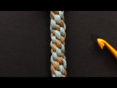 [Crochet Knots]  Round Crown Sennit (Clockwise)