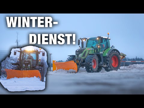 Winterdienst❄️| Schneeräumen mit Fendt 724 Vario,  820 Vario | Schneeschieben | Snow Plowing |