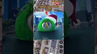 Happy new year 2025 on Google Earth and Google maps #shorts #viralvideo 😱!