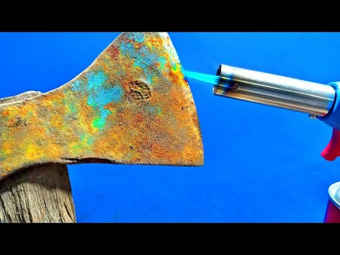 Simple practical inventions! You have not seen such a restoration of an old axe yet.