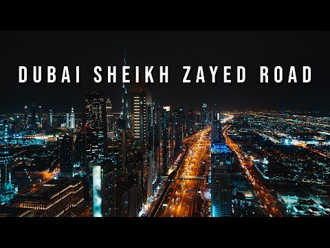 Sheikh Zayed Road | Dubai | UAE | Night Driving Tour | SKY Travel