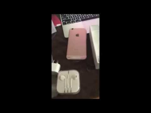 iPhone 6S 16GB Rosegold unboxing