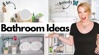 GENIUS Bathroom Organizing Ideas For EVERY Organizing Style  🐝 🦋 🐞 🦗